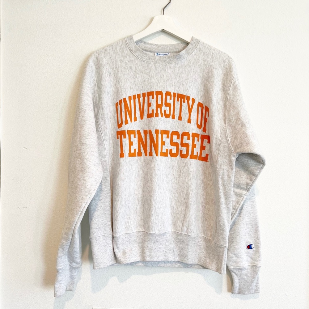 Champion Reverse Weave University of Tennessee Vols Sweatshirt Small Orange EUC